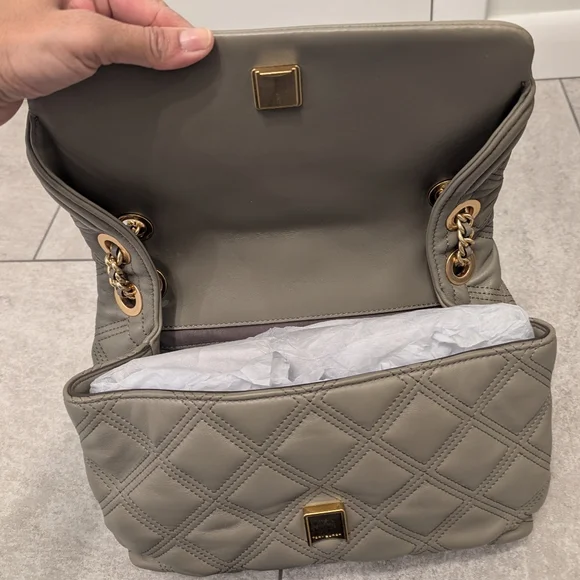 Tory Burch Fleming Soft Quilted Lambskin Convertible Shoulder Bag
